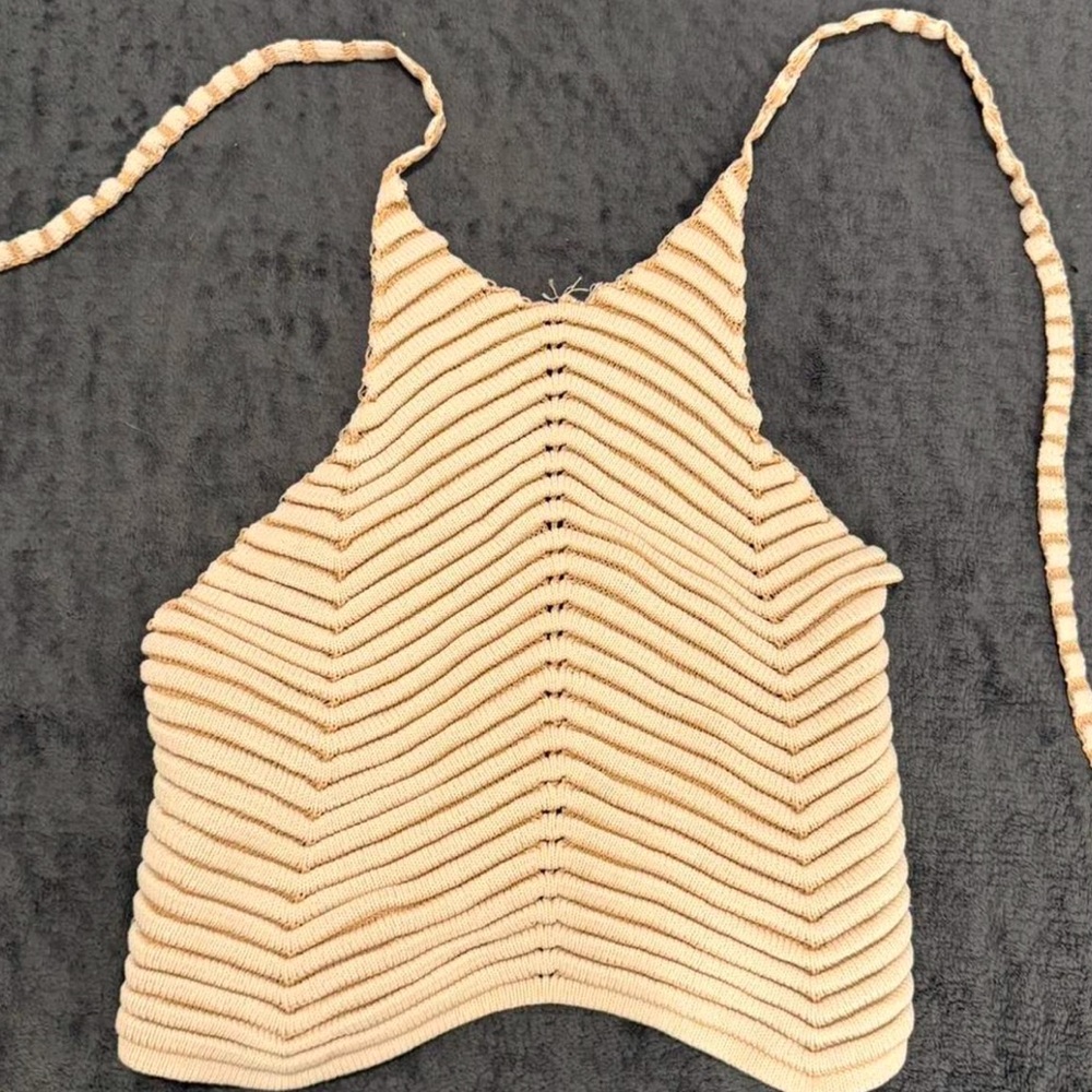 Maniere de voir crop top crochet